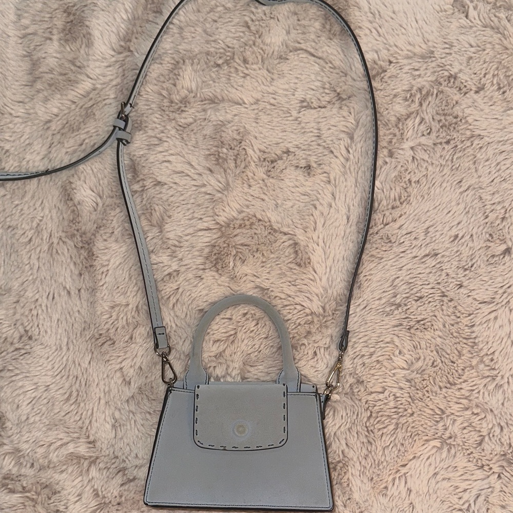 Zara Stylish light blue/gray Crossbody Bag